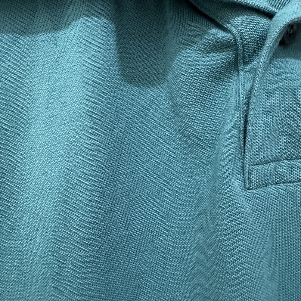 Hugo Boss Pima Cotton Green Polo Short Sleeve Embroidered Logo, Mens Size Large - Picture 5 of 6